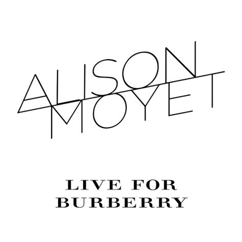 only you live for burberry